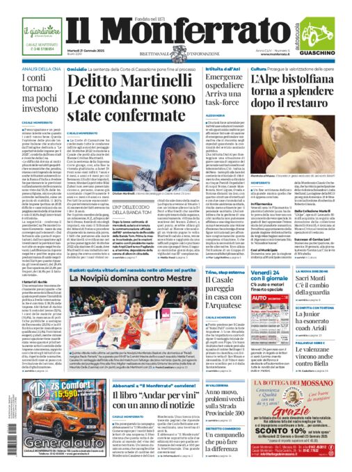 Il Monferrato - Edizione 5 del 21/01/2025